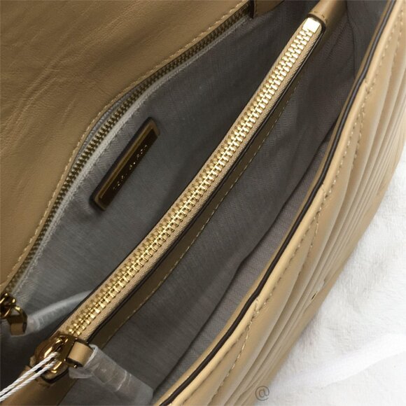 NEW Tory Burch Kira Chevron Large Convertible Should bag - Picture 8 of 9